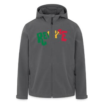 Reggae Musik - Recycelte Männer Softshell-Jacke von Stanley/Stella - Anthrazit - Vorne - AI Model Male 185 light (185cm)