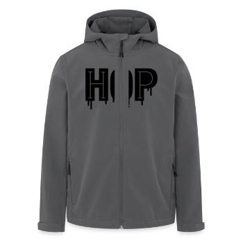 Hip Hop - Recycelte Männer Softshell-Jacke von Stanley/Stella - Anthrazit - Vorne - AI Model Male 185 light (185cm)