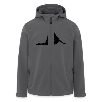Turnen Kunstturnen Bodenturnen - Recycelte Männer Softshell-Jacke von Stanley/Stella - Anthrazit - Vorne - AI Model Male 185 light (185cm)