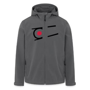 Sushi - Recycelte Männer Softshell-Jacke von Stanley/Stella - Anthrazit - Vorne - AI Model Male 185 light (185cm)