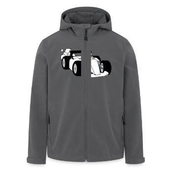 Formula Race car - Recycelte Männer Softshell-Jacke von Stanley/Stella - Anthrazit - Vorne - AI Model Male 185 light (185cm)