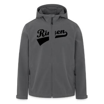 Ringen - Recycelte Männer Softshell-Jacke von Stanley/Stella - Anthrazit - Vorne - AI Model Male 185 light (185cm)