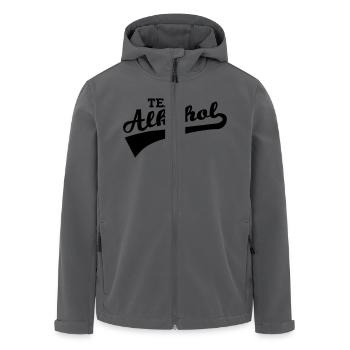 Alkohol - Recycelte Männer Softshell-Jacke von Stanley/Stella - Anthrazit - Vorne - AI Model Male 185 light (185cm)