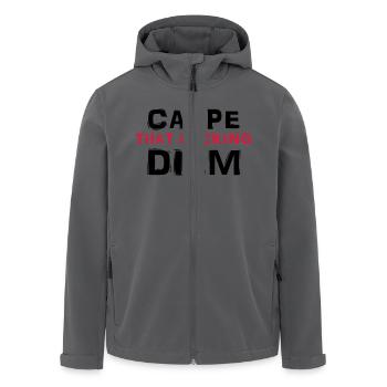 Carpe that fucking diem - Recycelte Männer Softshell-Jacke von Stanley/Stella - Anthrazit - Vorne - AI Model Male 185 light (185cm)