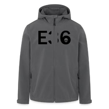 E36 Skull Tribal Art - Recycelte Männer Softshell-Jacke von Stanley/Stella - Anthrazit - Vorne - AI Model Male 185 light (185cm)