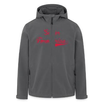 Ausbilder / Lehrer / Gestalter / trainer - Recycelte Männer Softshell-Jacke von Stanley/Stella - Anthrazit - Vorne - AI Model Male 185 light (185cm)