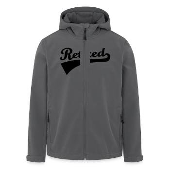 Rente - Recycelte Männer Softshell-Jacke von Stanley/Stella - Anthrazit - Vorne - AI Model Male 185 light (185cm)
