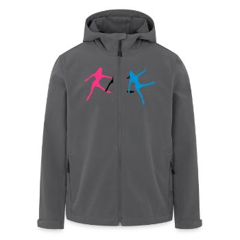 3 tänzerinen ballett silhouette frau - Recycelte Männer Softshell-Jacke von Stanley/Stella - Anthrazit - Vorne - AI Model Male 185 light (185cm)