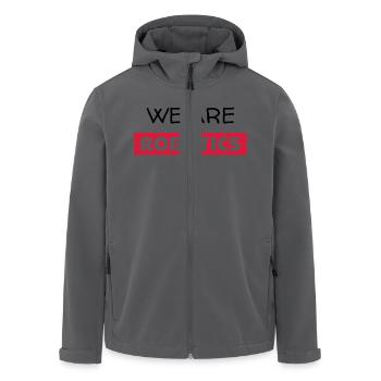 Robotik / Roboter / Robot / Robotics - Recycelte Männer Softshell-Jacke von Stanley/Stella - Anthrazit - Vorne - AI Model Male 185 light (185cm)