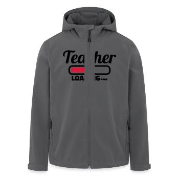 Lehrer - Recycelte Männer Softshell-Jacke von Stanley/Stella - Anthrazit - Vorne - AI Model Male 185 light (185cm)
