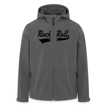 Rock 'n' Roll Family (Rock And Roll Familie) - Recycelte Männer Softshell-Jacke von Stanley/Stella - Anthrazit - Vorne - AI Model Male 185 light (185cm)