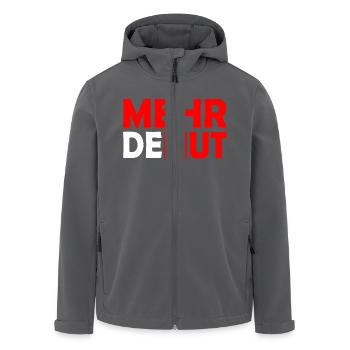 Demut - Recycelte Männer Softshell-Jacke von Stanley/Stella - Anthrazit - Vorne - AI Model Male 185 light (185cm)