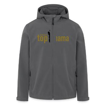 top mama - Recycelte Männer Softshell-Jacke von Stanley/Stella - Anthrazit - Vorne - AI Model Male 185 light (185cm)