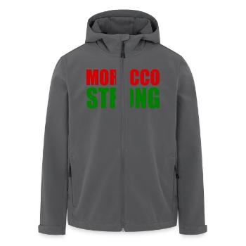 Morocco strong - Recycelte Männer Softshell-Jacke von Stanley/Stella - Anthrazit - Vorne - AI Model Male 185 light (185cm)
