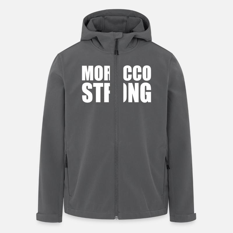 Morocco strong - Recycelte Männer Softshell-Jacke von Stanley/Stella - Anthrazit