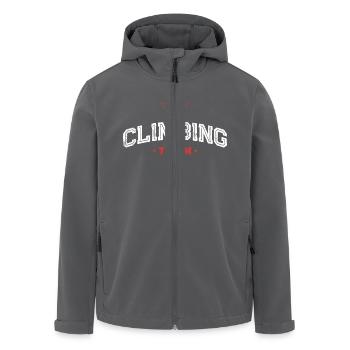 Climbing Team - Recycelte Männer Softshell-Jacke von Stanley/Stella - Anthrazit - Vorne - AI Model Male 185 light (185cm)