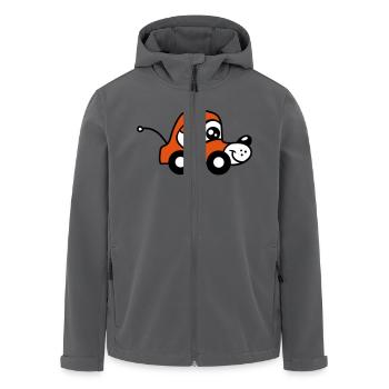 Hund Auto Spielzeug Ferngesteuert fahren Räder Süß - Recycelte Männer Softshell-Jacke von Stanley/Stella - Anthrazit - Vorne - AI Model Male 185 light (185cm)