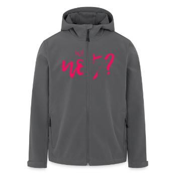 WARUM NICHT? - Recycelte Männer Softshell-Jacke von Stanley/Stella - Anthrazit - Vorne - AI Model Male 185 light (185cm)