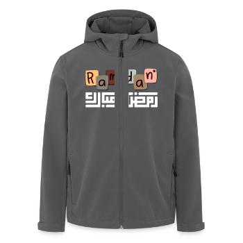 Ramadan Mubarak - Recycelte Männer Softshell-Jacke von Stanley/Stella - Anthrazit - Vorne - AI Model Male 185 light (185cm)