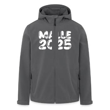 malle 2025 - Recycelte Männer Softshell-Jacke von Stanley/Stella - Anthrazit - Vorne - AI Model Male 185 light (185cm)