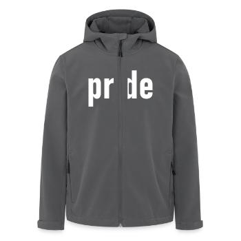gay pride - schwul - lesbisch - CSD - LGBTQ+ - Recycelte Männer Softshell-Jacke von Stanley/Stella - Anthrazit - Vorne - AI Model Male 185 light (185cm)