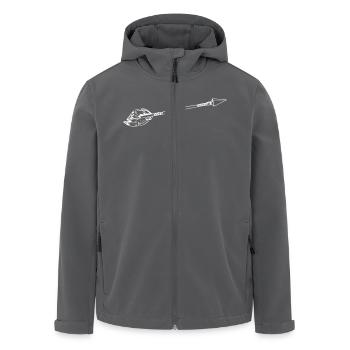 pfeil - Recycelte Männer Softshell-Jacke von Stanley/Stella - Anthrazit - Vorne - AI Model Male 185 light (185cm)