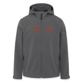 club der alten Säcke - Recycelte Männer Softshell-Jacke von Stanley/Stella - Anthrazit - Vorne - AI Model Male 185 light (185cm)