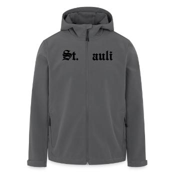 St. Pauli - Recycelte Männer Softshell-Jacke von Stanley/Stella - Anthrazit - Vorne - AI Model Male 185 light (185cm)