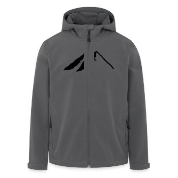 Berg - Recycelte Männer Softshell-Jacke von Stanley/Stella - Anthrazit - Vorne - AI Model Male 185 light (185cm)