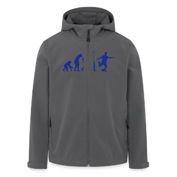 Fußball, fussball - Recycelte Männer Softshell-Jacke von Stanley/Stella - Anthrazit - Vorne - AI Model Male 185 light (185cm)