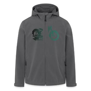 MZ BK Zschopau - Recycelte Männer Softshell-Jacke von Stanley/Stella - Anthrazit - Vorne - AI Model Male 185 light (185cm)