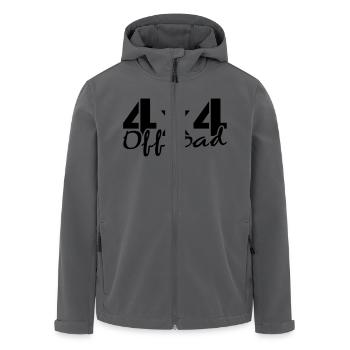 offroad - Recycelte Männer Softshell-Jacke von Stanley/Stella - Anthrazit - Vorne - AI Model Male 185 light (185cm)