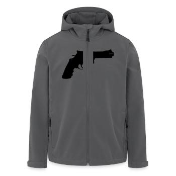 Revolver - Recycelte Männer Softshell-Jacke von Stanley/Stella - Anthrazit - Vorne - AI Model Male 185 light (185cm)