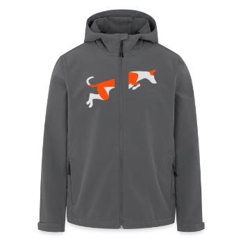 Podenco - Recycelte Männer Softshell-Jacke von Stanley/Stella - Anthrazit - Vorne - AI Model Male 185 light (185cm)