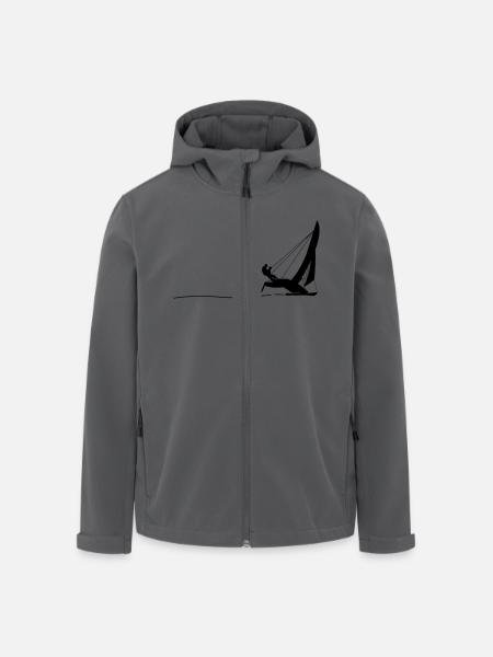 Hobie Cat Sailing - Recycelte Männer Softshell-Jacke von Stanley/Stella - Anthrazit