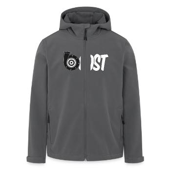 Turbolader Boost - Recycelte Männer Softshell-Jacke von Stanley/Stella - Anthrazit - Vorne - AI Model Male 185 light (185cm)