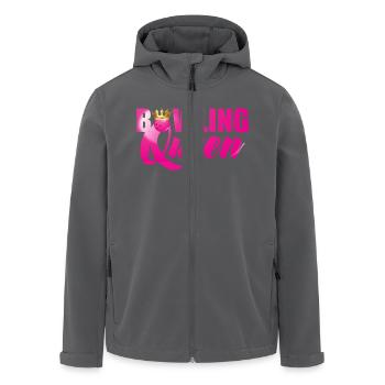 Bowling / Bowler: Bowling Queen - Recycelte Männer Softshell-Jacke von Stanley/Stella - Anthrazit - Vorne - AI Model Male 185 light (185cm)