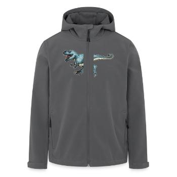 T-Rex - Recycelte Männer Softshell-Jacke von Stanley/Stella - Anthrazit - Vorne - AI Model Male 185 light (185cm)