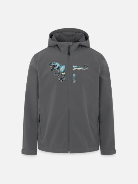 T-Rex - Recycelte Männer Softshell-Jacke von Stanley/Stella - Anthrazit