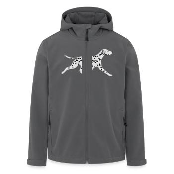 Dalmatiner - Recycelte Männer Softshell-Jacke von Stanley/Stella - Anthrazit - Vorne - AI Model Male 185 light (185cm)