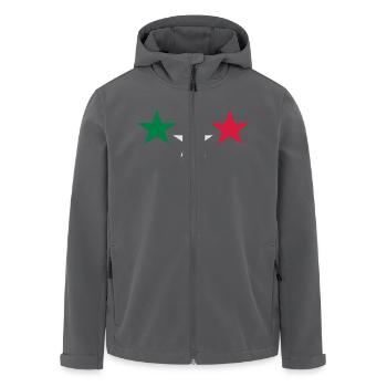 italien - Recycelte Männer Softshell-Jacke von Stanley/Stella - Anthrazit - Vorne - AI Model Male 185 light (185cm)