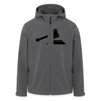richter__hammer__f1 - Recycelte Männer Softshell-Jacke von Stanley/Stella - Anthrazit - Vorne - AI Model Male 185 light (185cm)