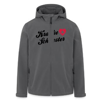 kranke schwester - Krankenschwester - Karnevall - Recycelte Männer Softshell-Jacke von Stanley/Stella - Anthrazit - Vorne - AI Model Male 185 light (185cm)
