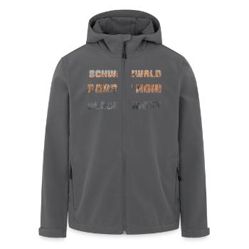 Schwarzwald - Recycelte Männer Softshell-Jacke von Stanley/Stella - Anthrazit - Vorne - AI Model Male 185 light (185cm)