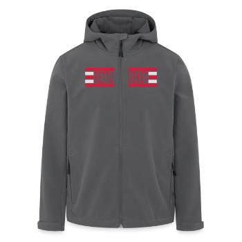 Rettungsdienst - Recycelte Männer Softshell-Jacke von Stanley/Stella - Anthrazit - Vorne - AI Model Male 185 light (185cm)