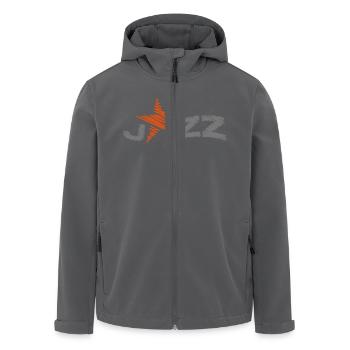 jazz star - Recycelte Männer Softshell-Jacke von Stanley/Stella - Anthrazit - Vorne - AI Model Male 185 light (185cm)
