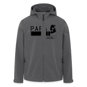 Papa - Recycelte Männer Softshell-Jacke von Stanley/Stella - Anthrazit - Vorne - AI Model Male 185 light (185cm)