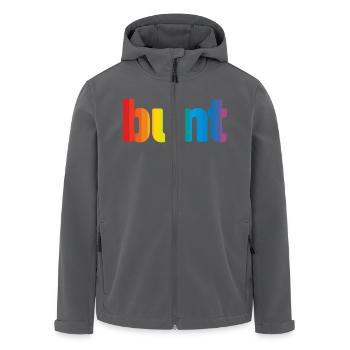 bunt - Recycelte Männer Softshell-Jacke von Stanley/Stella - Anthrazit - Vorne - AI Model Male 185 light (185cm)