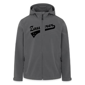 Zauberer - Recycelte Männer Softshell-Jacke von Stanley/Stella - Anthrazit - Vorne - AI Model Male 185 light (185cm)