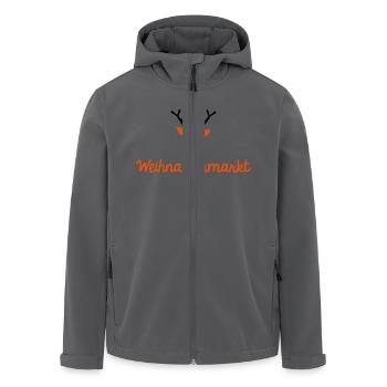 Weihnachtsmarkt - Recycelte Männer Softshell-Jacke von Stanley/Stella - Anthrazit - Vorne - AI Model Male 185 light (185cm)